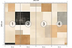 Fototapeta Minimalistyczne Tło W Stylu Japandi 360x240cm