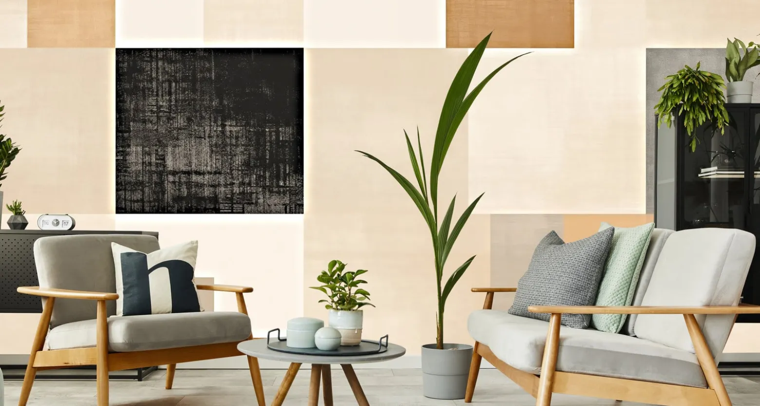 Fototapeta Minimalistyczne Tło W Stylu Japandi 360x240cm