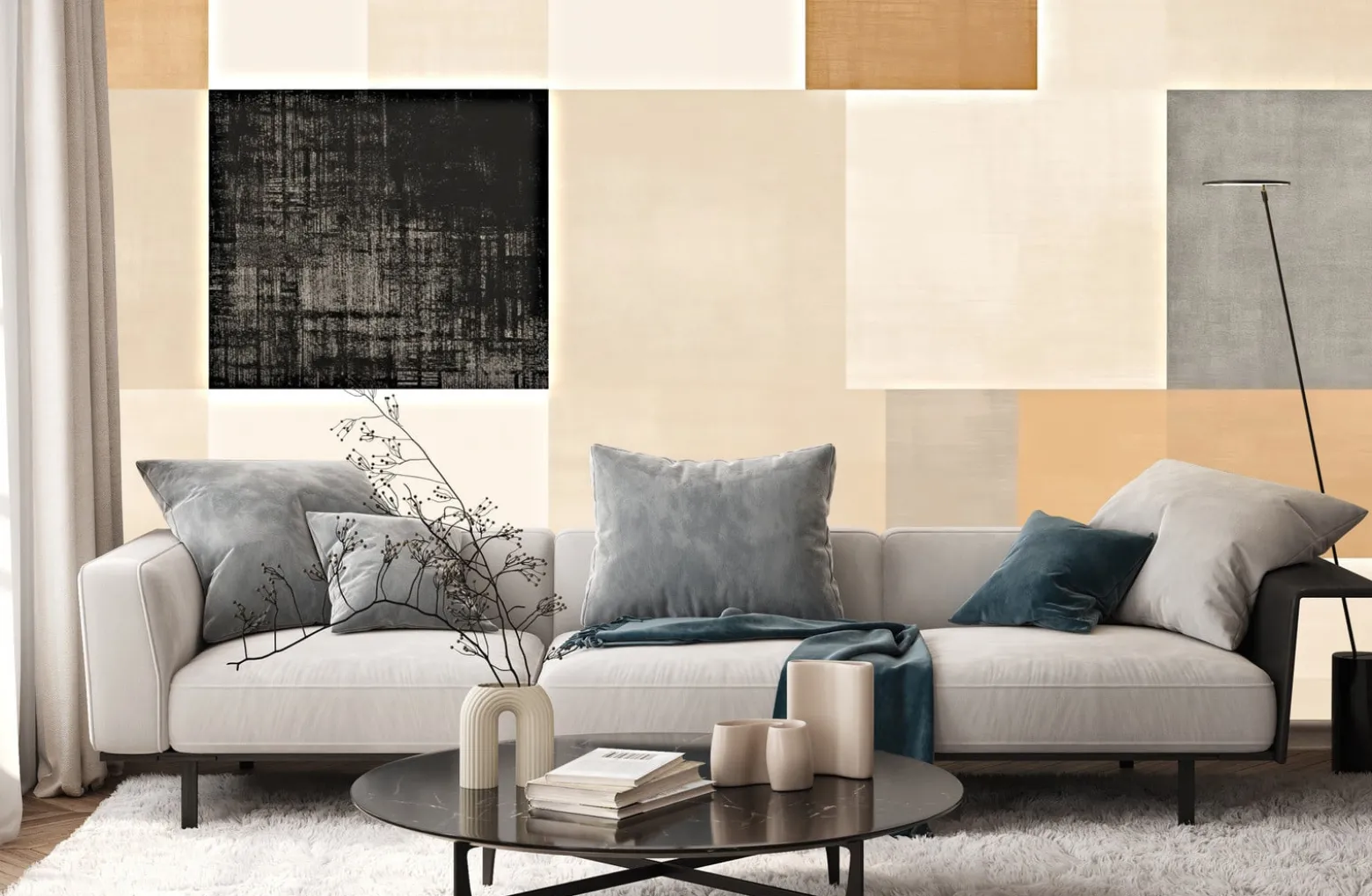 Fototapeta Minimalistyczne Tło W Stylu Japandi 460x300cm