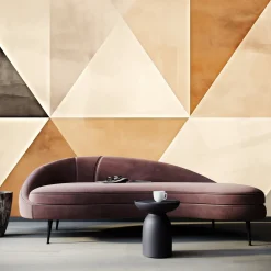 Fototapeta Minimalistyczne Trójkąty Styl Boho 135x90cm