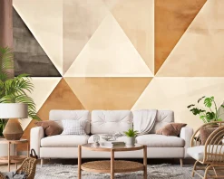 Fototapeta Minimalistyczne Trójkąty Styl Boho 135x90cm