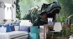 Fototapeta Młodzieżowa Niebezpieczny Dinozaur 3D 90x60cm