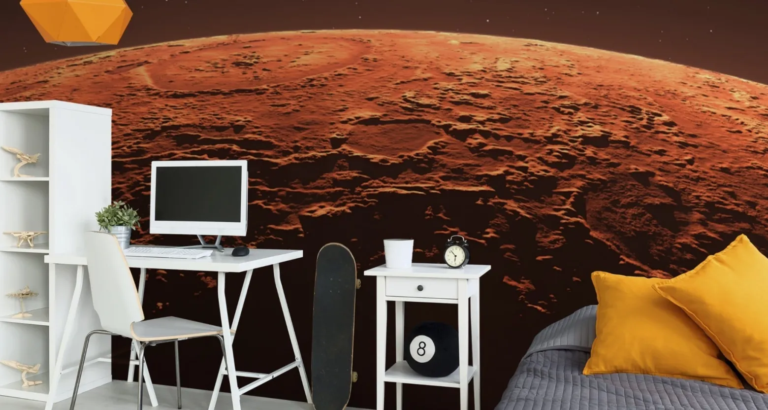 Fototapeta Młodzieżowa PLANETA Mars Kosmos 90x60cm