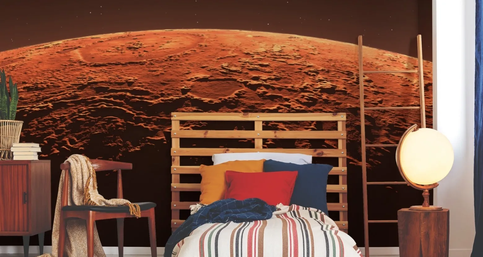 Fototapeta Młodzieżowa PLANETA Mars Kosmos 90x60cm
