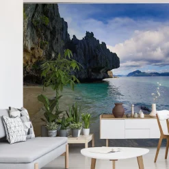 Fototapeta MORSKI Pejzaż Klif Plaża Azja 90x60cm
