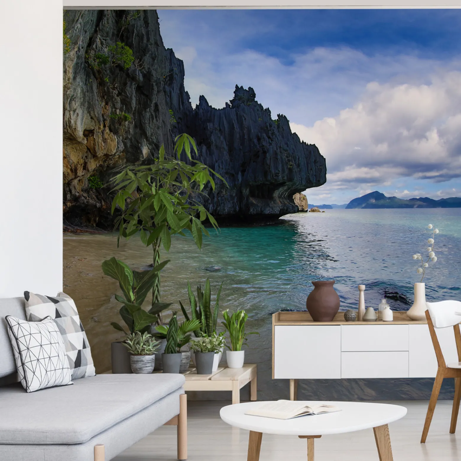 Fototapeta MORSKI Pejzaż Klif Plaża Azja 90x60cm