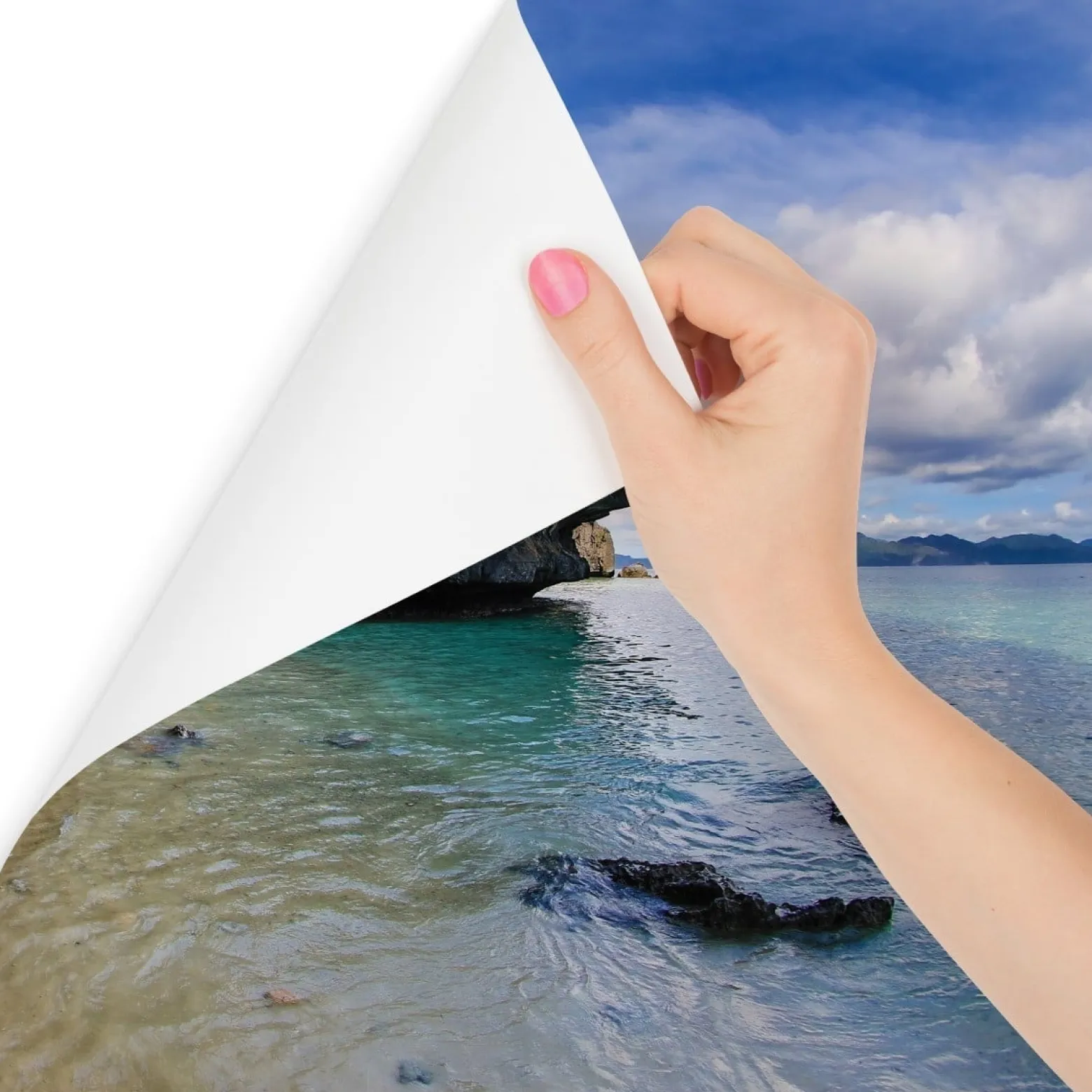 Fototapeta MORSKI Pejzaż Klif Plaża Azja 90x60cm