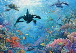 Fototapeta Ocean Niebieski Na Flizelinie Dla Dzieci 250x175
