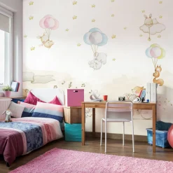 Fototapeta Słodkie Zwierzęta W Stylu Boho 90x60cm