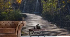 Fototapeta WODOSPAD Jeziora Plitwickie 3D 90x60cm