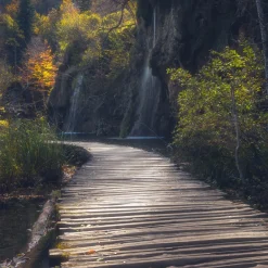 Fototapeta WODOSPAD Jeziora Plitwickie 3D 90x60cm