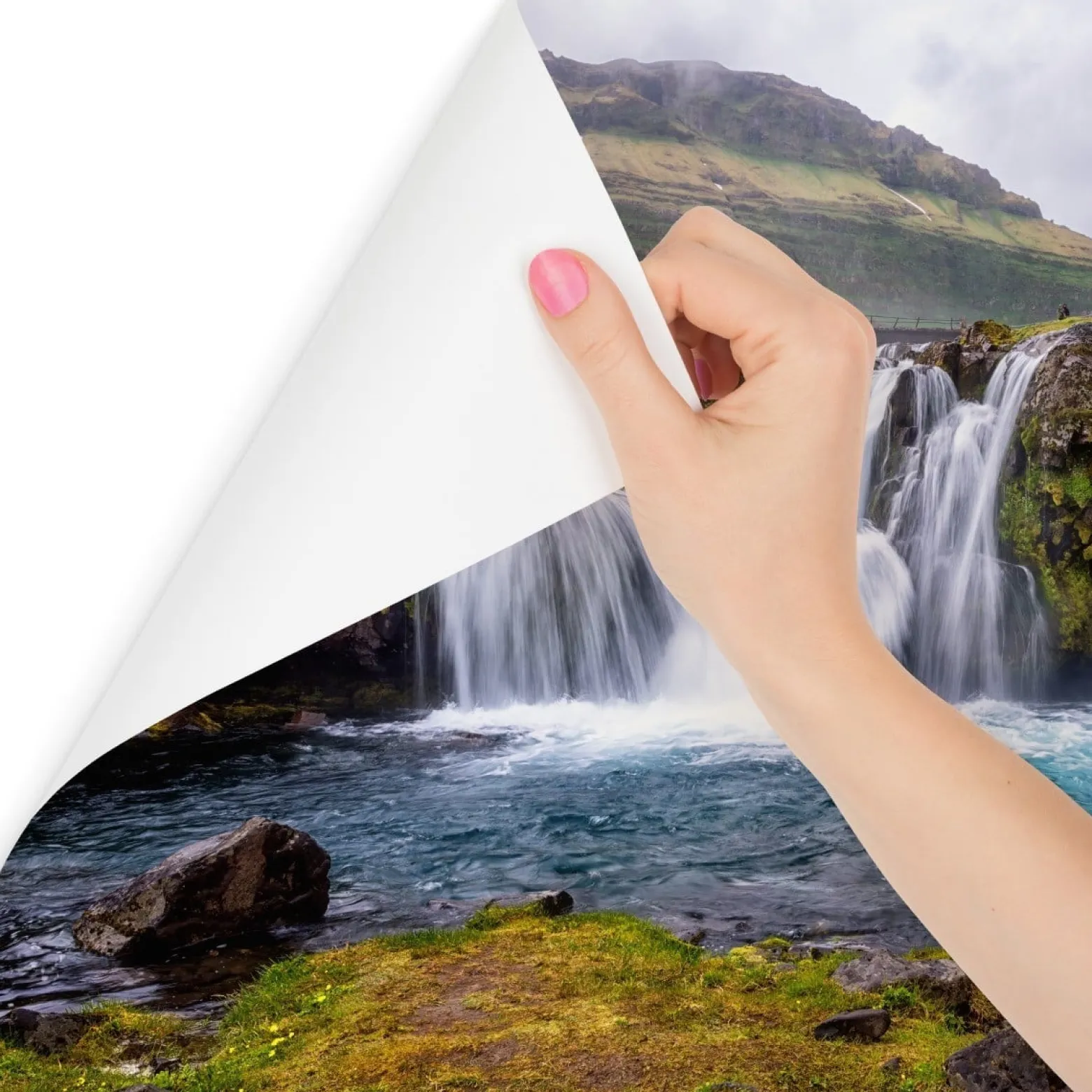 Fototapeta WODOSPAD Kirkjufellsfoss 3D 90x60cm