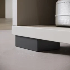 Garderoba 90 cm szafa do przedpokoju z lustrem półkami i drążkiem kaszmir