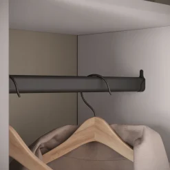 Garderoba 90 cm szafa do przedpokoju z lustrem półkami i drążkiem kaszmir