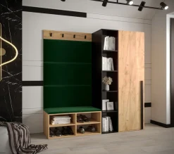 Garderoba do przedpokoju MIRO 1 dąb craft + manila 35