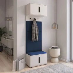 Garderoba z czarnymi uchwytami Napoli wersja 5 Trinity 30 Cashmere