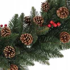 Girlanda Choinkowa Świąteczna 115 cm Gęsta Szyszki