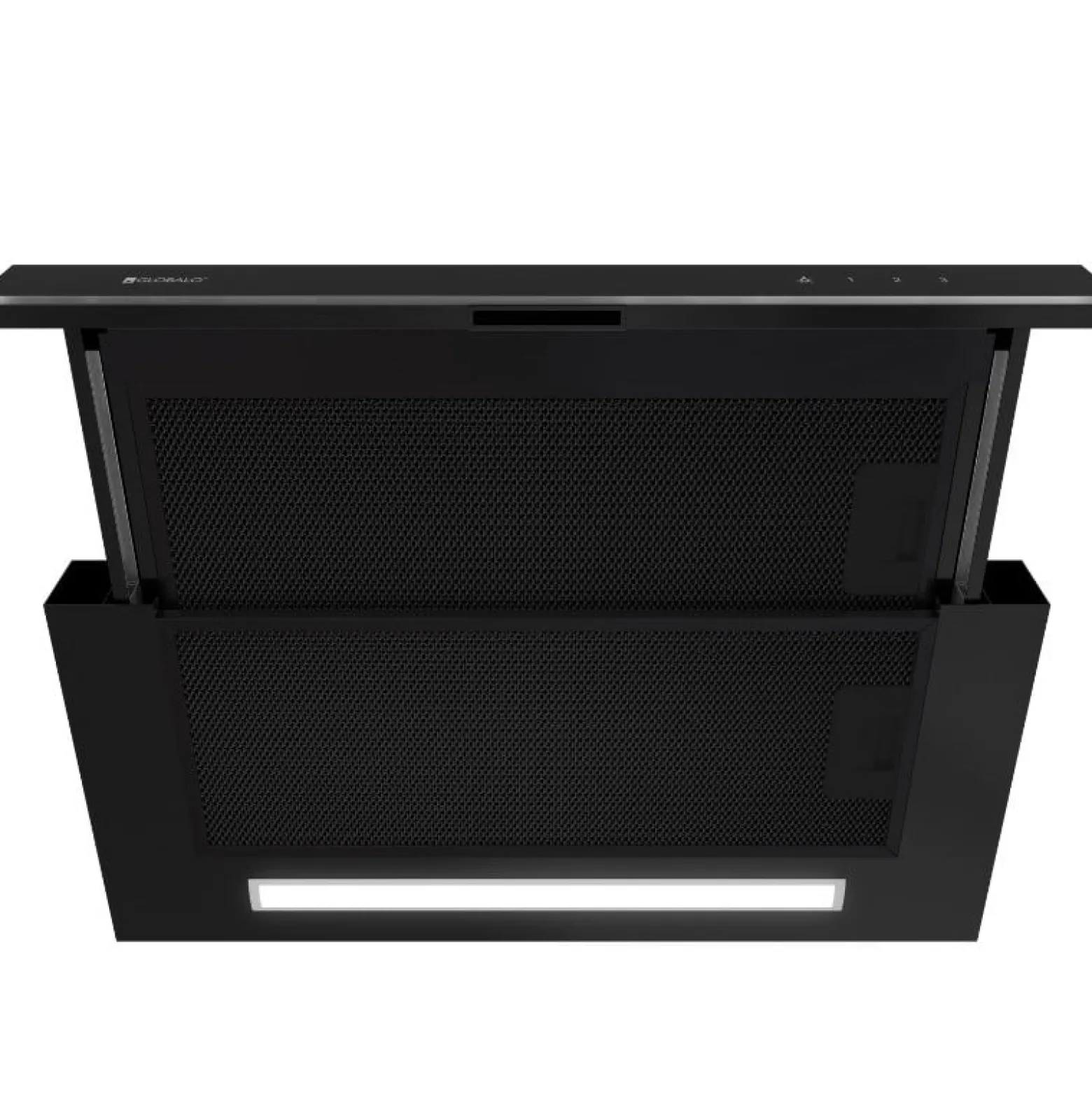 GLOBALO Okap teleskopowy 59,6cm TESLO 60.1 black 575 m3/h *