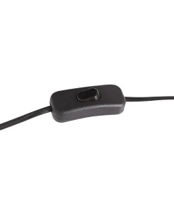 Globus dekoracyjny z LED czarny