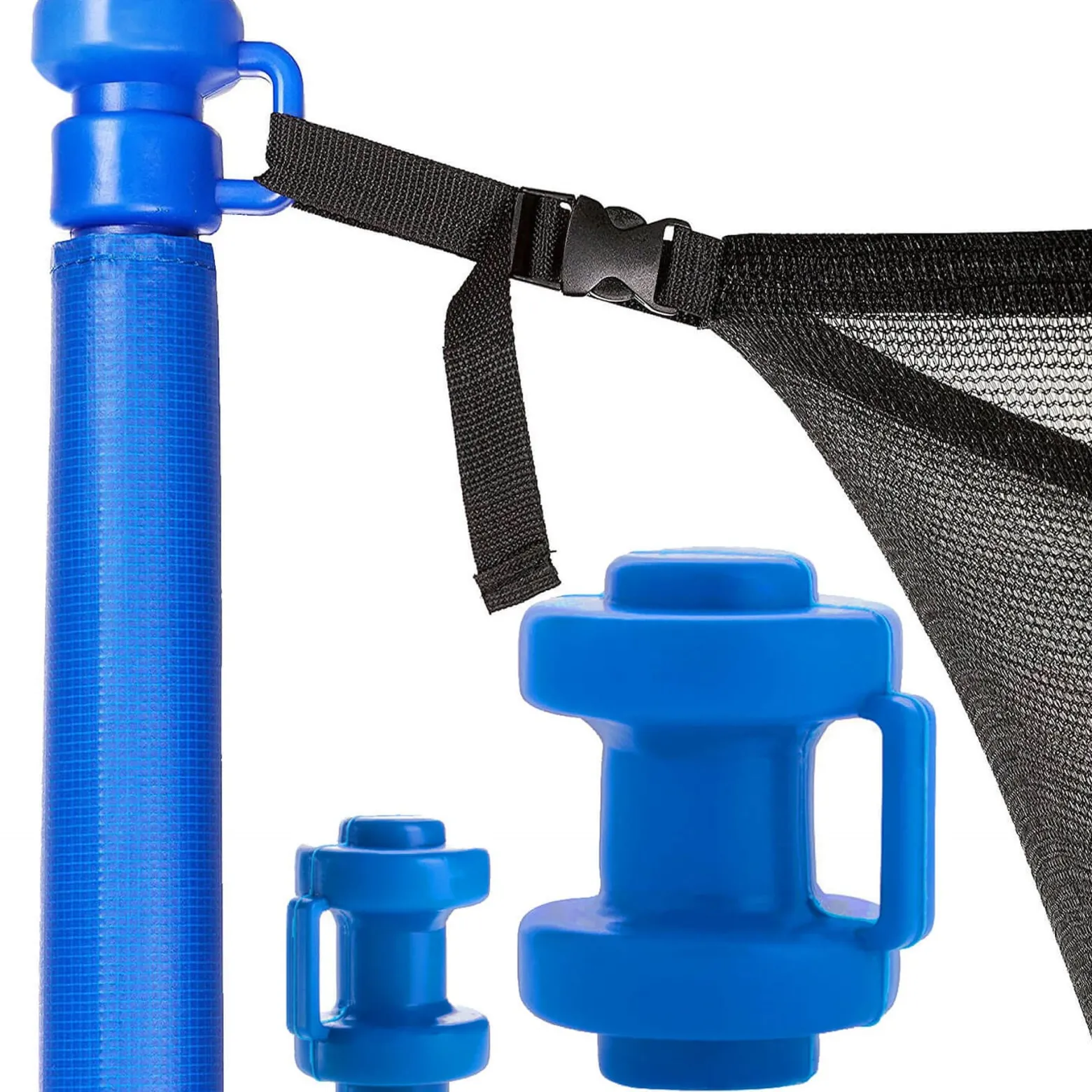 Grzybki do trampoliny 6 szt. na słupki do mocowania niebieskie