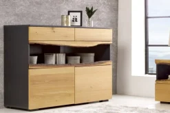 INVICTA komoda WILD OAK 120 cm szary dąb - drewno naturalne