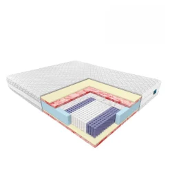 Janpol Jan - materac kieszeniowy, sprężynowy 80x200 Biaxial