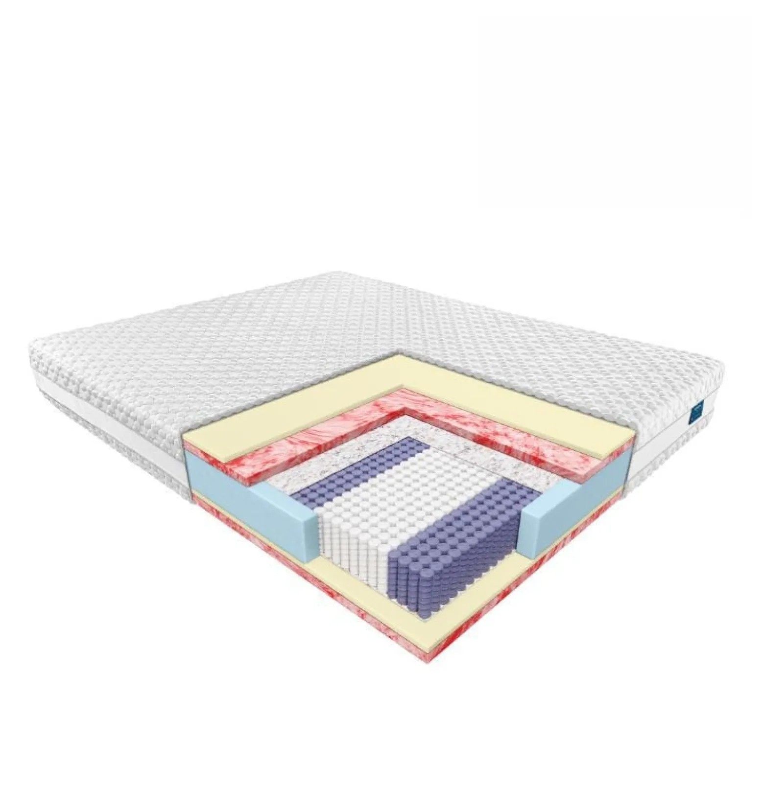 Janpol Jan - materac kieszeniowy, sprężynowy 80x200 Biaxial