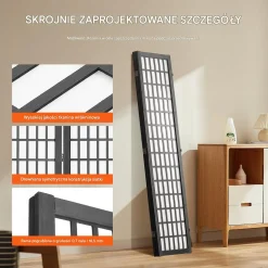 Japoński Parawan Pokojowy 3-panelowa przegroda dekoracyjna do domu i biura