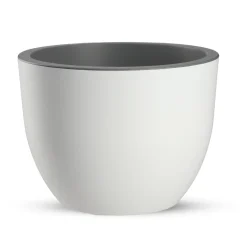 KADAX Doniczka Ogrodowa 30cm Biała Mat