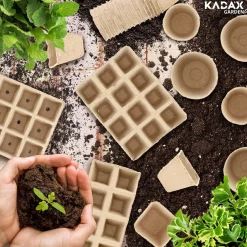 KADAX Doniczki Torfowe Na Rozsady Sadzonki 6x12szt.