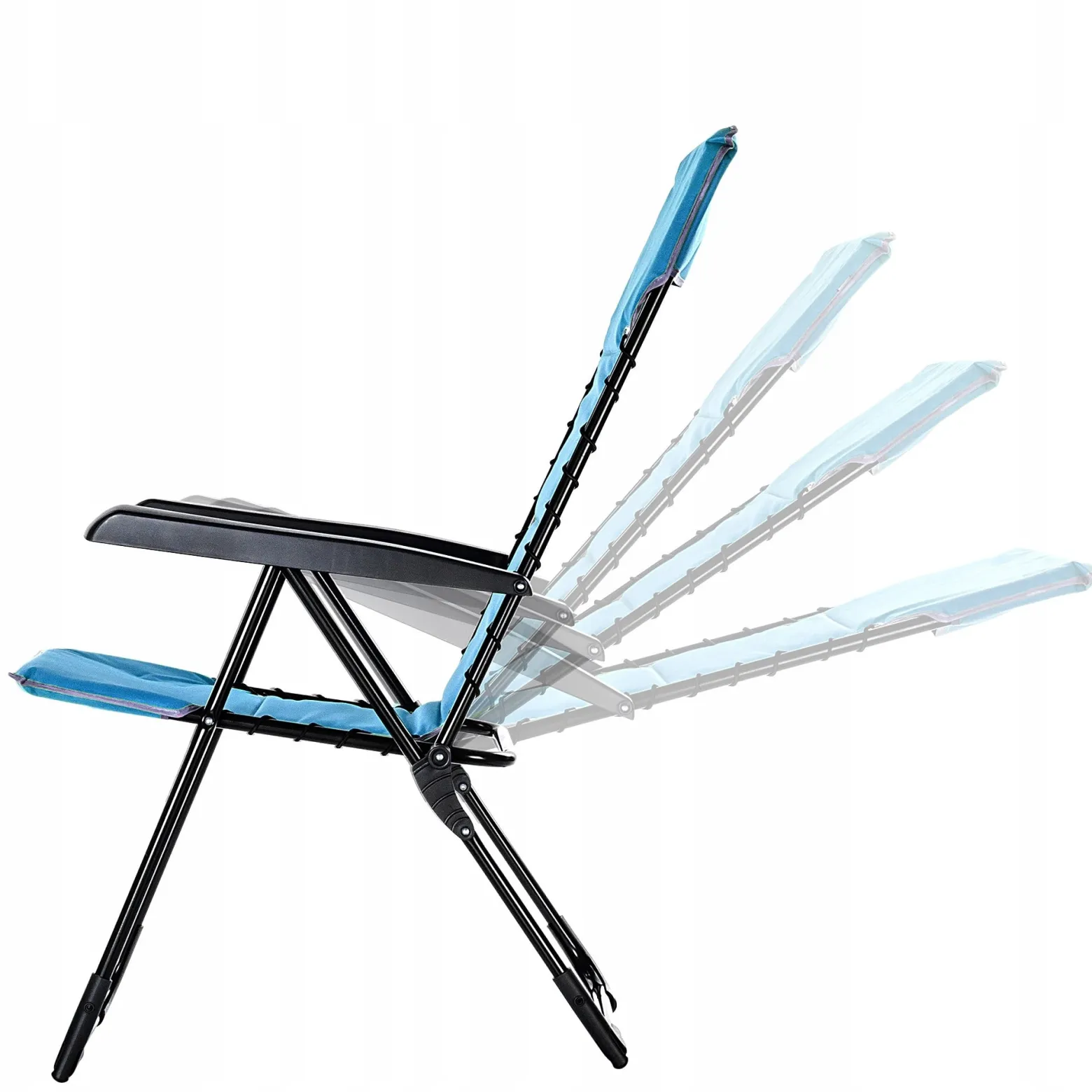 Kadax Krzesło Ogrodowe Składane Leżak Taras Balkon