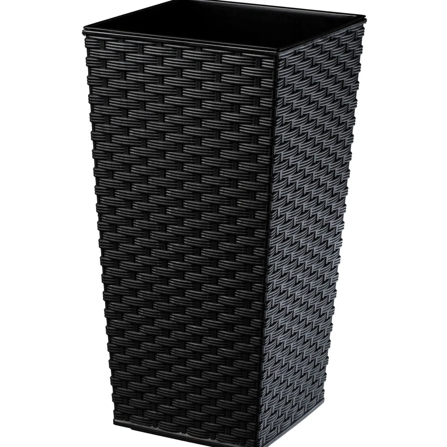 Kadax Donica Doniczka Wkład 29x57cm Wysoka Czarna