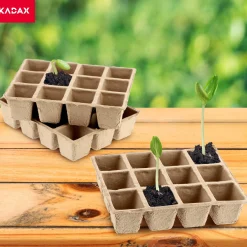 KADAX Doniczki Torfowe Na Rozsady Sadzonki 6x12szt.