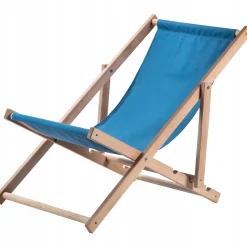 Kadax Leżak Ogrodowy Plażowy Drewniany Leżaki 2szt