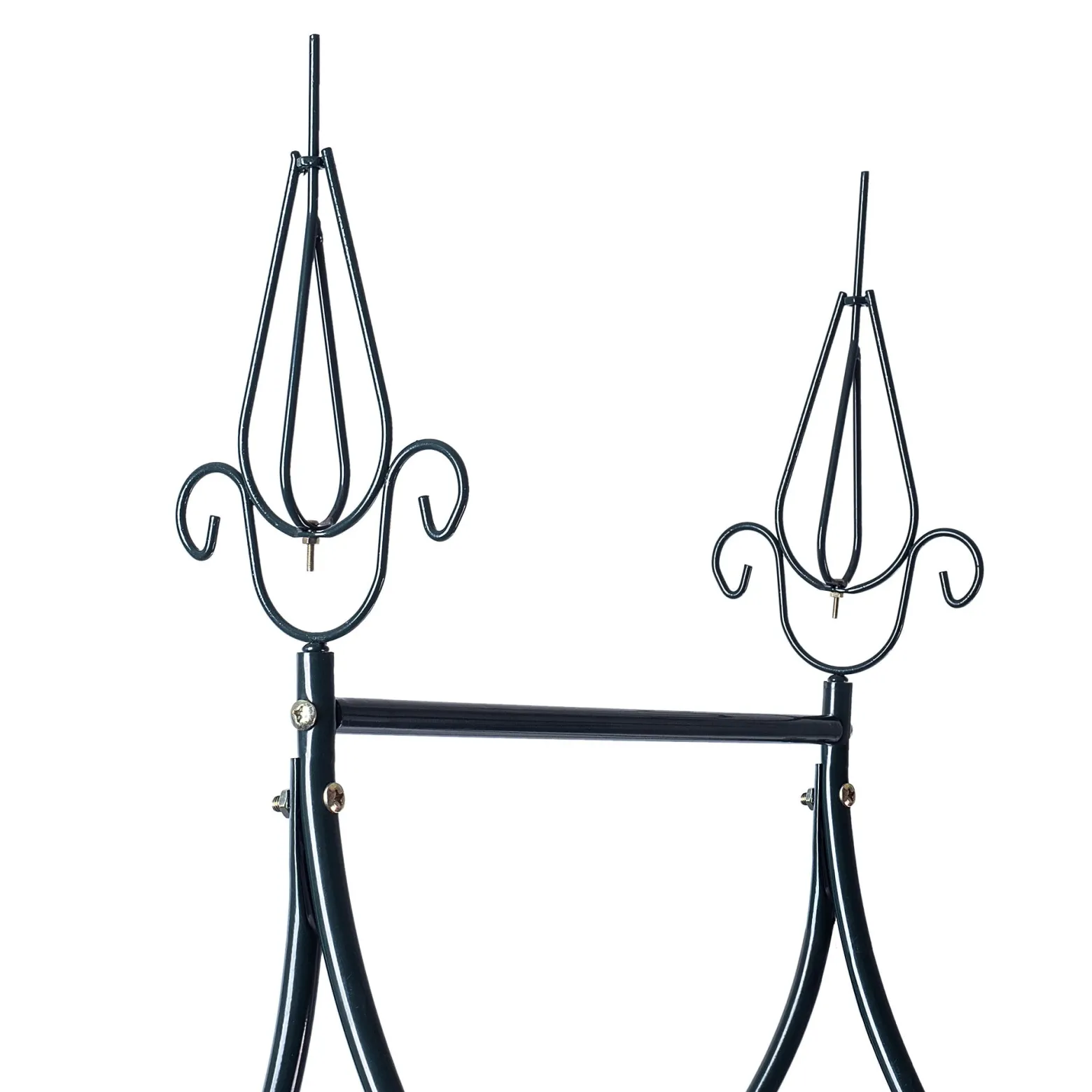 KADAX Pergola Ogrodowa Metalowa 255cm Łuk Kwiaty Na Podpora
