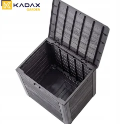 Kadax Skrzynia Ogrodowa Na Balkon Kufer 140L Brąz