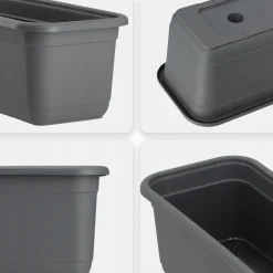 Kadax Skrzynka Balkonowa 40cm Doniczka Na Kwiaty