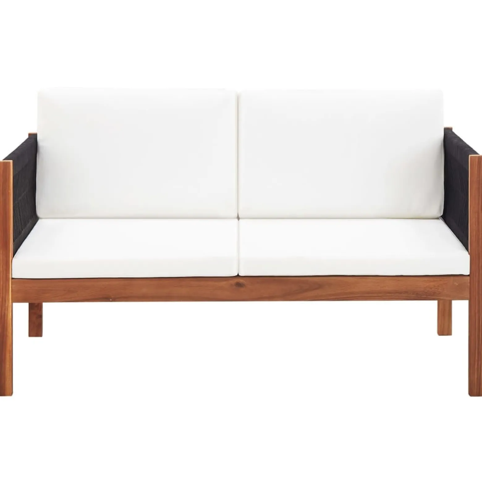 Kanapa ogrodowa Brąz Drewno vidaXL