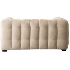 Kanapa Sofa Glamour 2 Osobowa Do Salonu Wygodna Kremowa MODERNO 2S