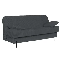 Kanapa sofa Sara rozkładana wersalka do spania Rene Family meble ciem szara