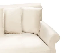 Kanapa złamana biel glamour retro