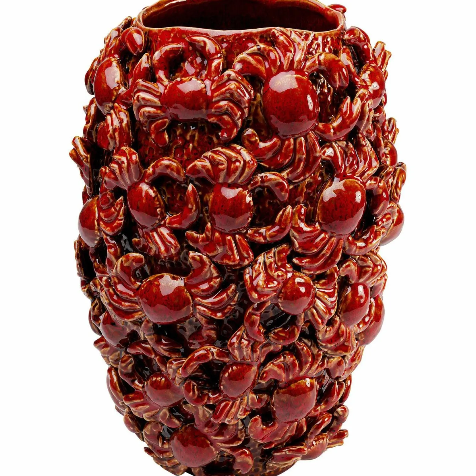 KARE wazon dekoracyjny CRABS 39 cm czerwony