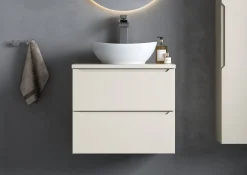 Kaszmirowa Szafka pod Umywalkę 60cm 2 Szuflady Etna