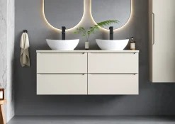Kaszmirowa Szafka pod Umywalkę 60cm 2 Szuflady Etna