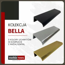 KASZMIROWA szafka z regałem i blatem ARTISAN 80 cm BELLA