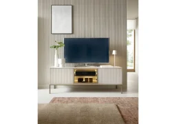 Kaszmir Szafka RTV 154 cm SENSO PS + oświetlenie Led