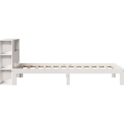 Łóżko drewniane rama łóżka sofa biała do sypialni pokoju 75x190 cm