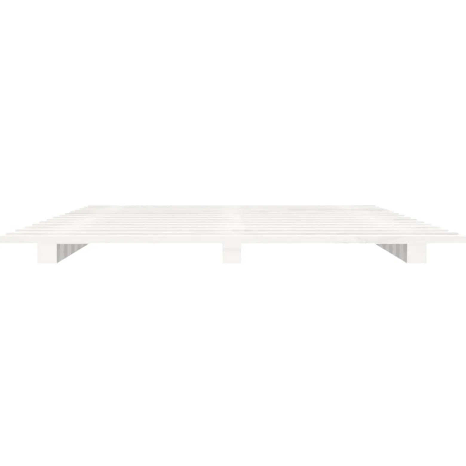 Łóżko Drewniane Rama Łóżka Sofa Biała Do Sypialni Pokoju 140 x 200 cm