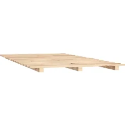 Łóżko Drewniane Rama Łóżka Sofa Brązowe Do Sypialni Pokoju 75x190 cm