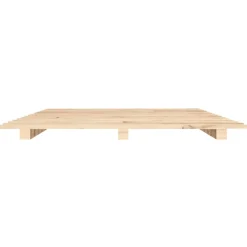 Łóżko Drewniane Rama Łóżka Sofa Brązowe Do Sypialni Pokoju 75x190 cm